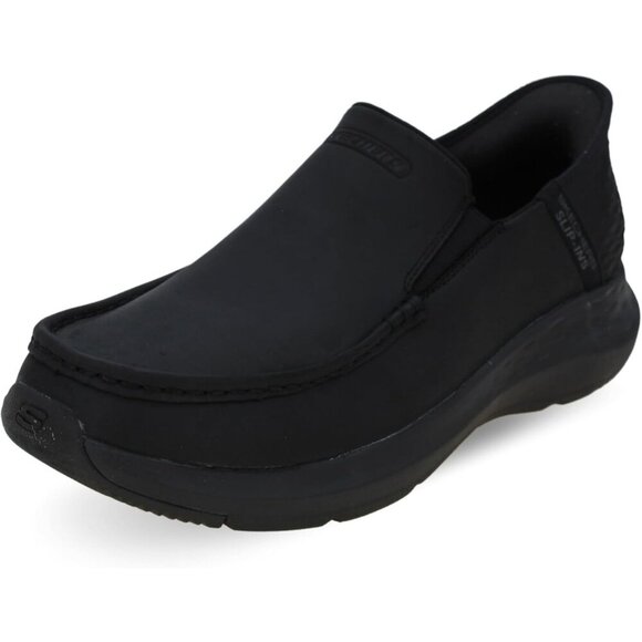 〽️Closed Toe Loafers Sneakers Men\'s Black Leather Slip On Warm Comfortable